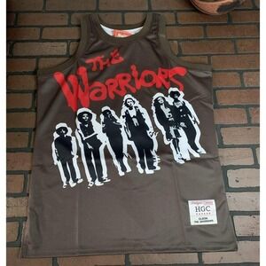 THE WARRIORS Brown Cleon Headgear Classics Basketball Jersey ~Never Worn~ L XXL